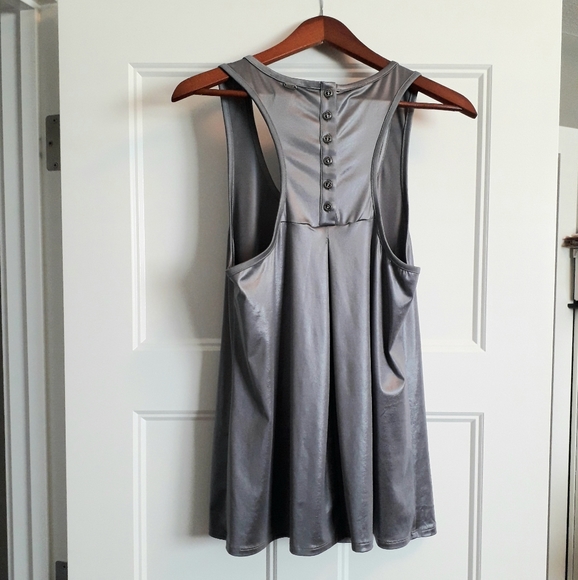 Dex Silver Racerback Tank Top - Picture 2 of 5